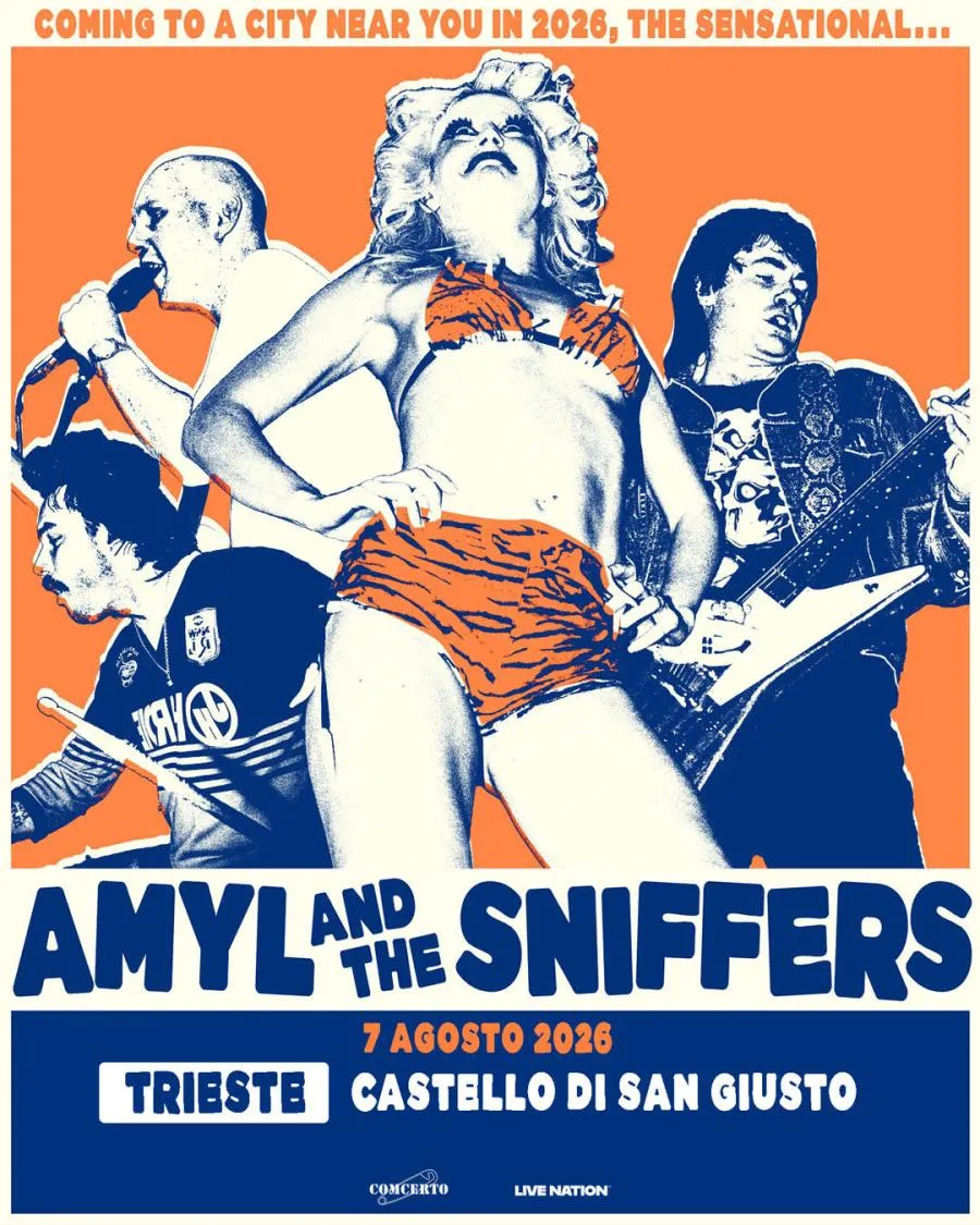Amyl and The Sniffers 2026 tour poster